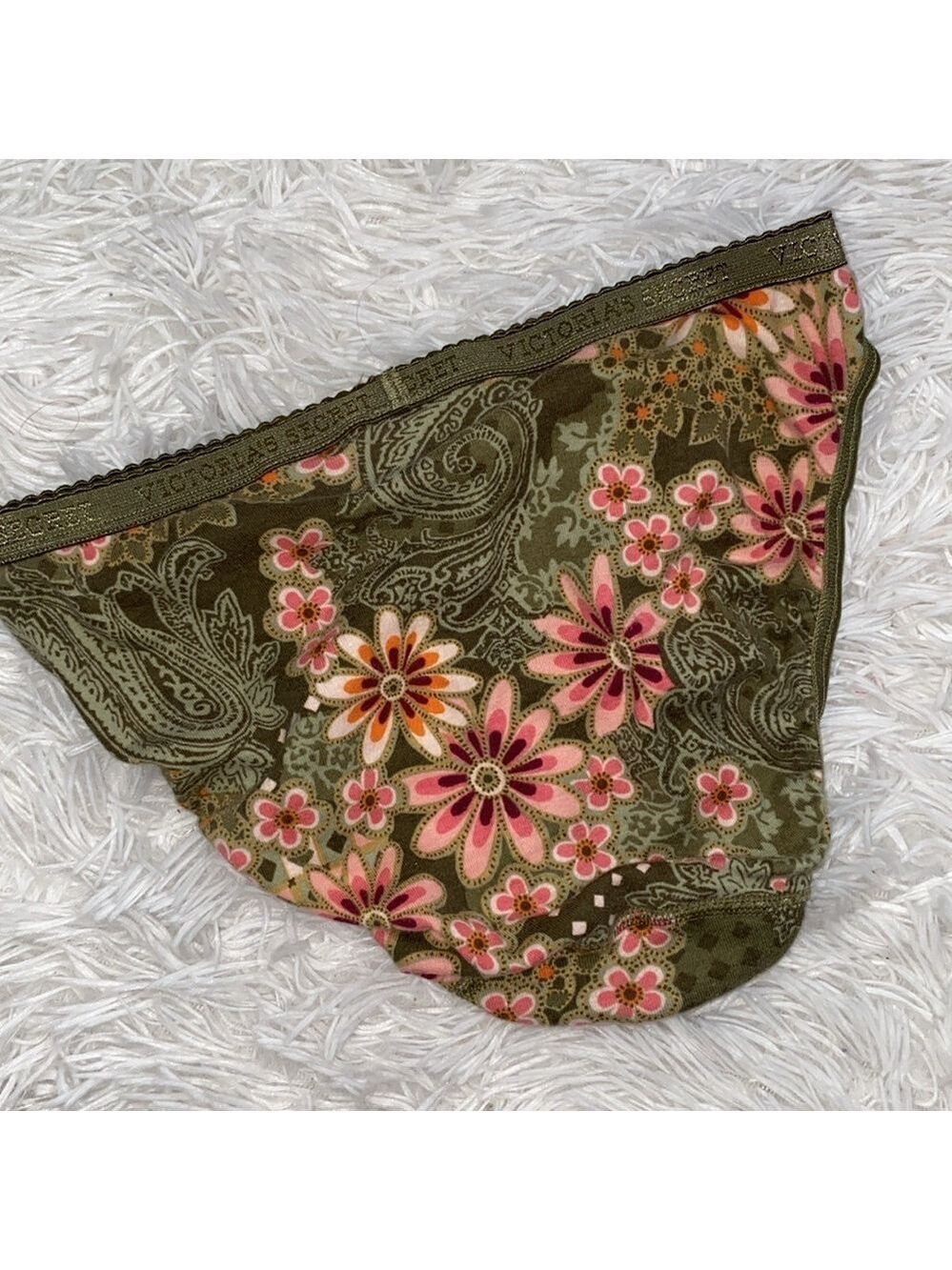 Victoria’s Secret Y2K vintage olive green slip & panty set - Picture 11 of 12